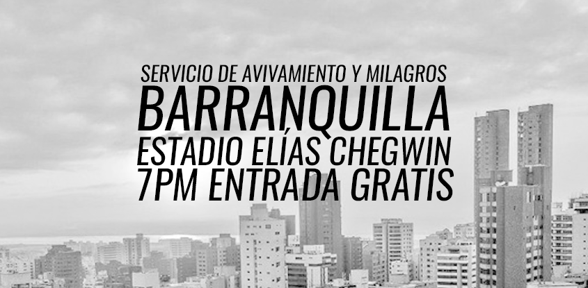 ¡INFORMACIÓN IMPORTANTE!- Nuevo lugar para el evento en Barranquilla