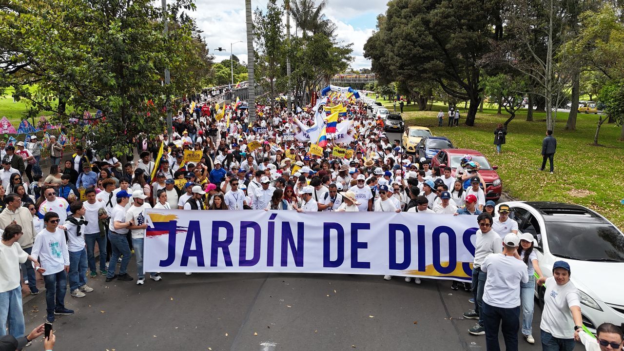 Millones de personas marcharon por Jesús en Colombia