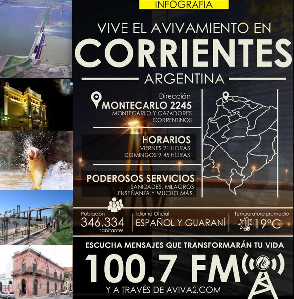 Aviva2 llega a Corrientes - Argentina en los 100.7 FM